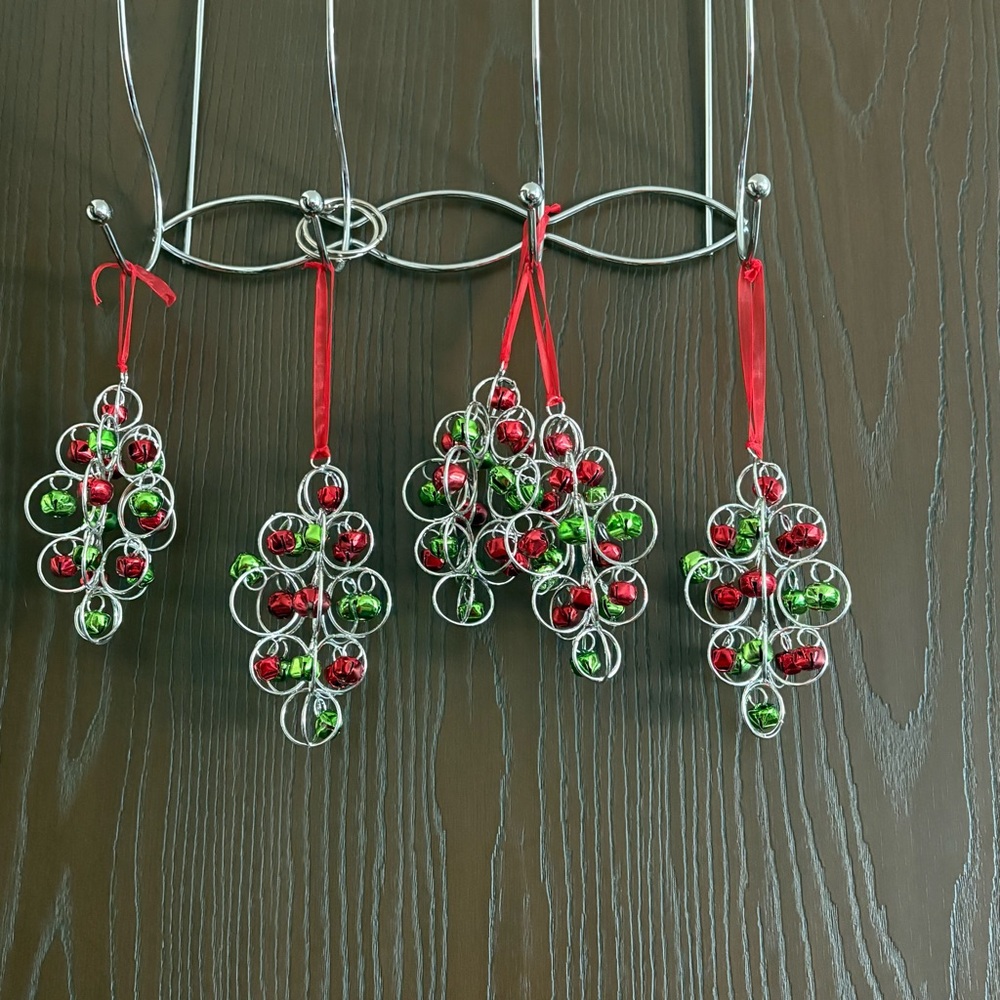 Festive Wire Bell Ornaments